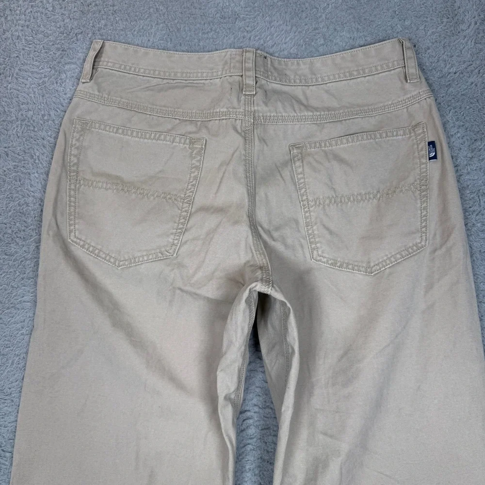 The North Face Mens 32 Regular Canvas Pant Khaki Tan Straight Leg Utility Hiking